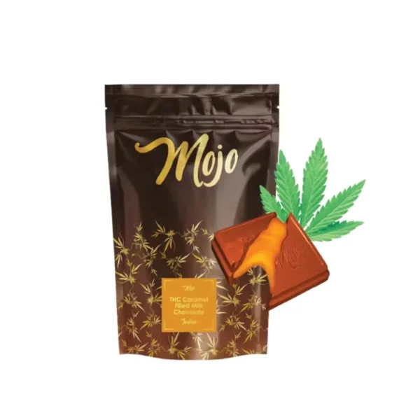 Mojo Chocolates – Caramel Filled Milk Chocolate (Indica) – 100mg