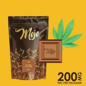 Mojo Chocolates – Milk Chocolate Bites (Sativa) – 200mg