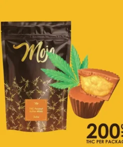 Mojo Chocolates – Peanut Butter Minis (Indica) – 200mg